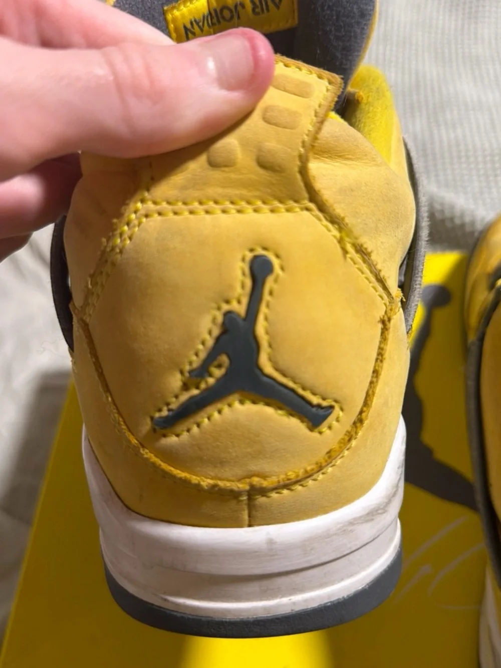 Jordan Men’s Sneakers in Yellow and Black